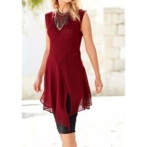 Peruvian Connection Bohemian Pima Cotton Asymmetric Size Xl